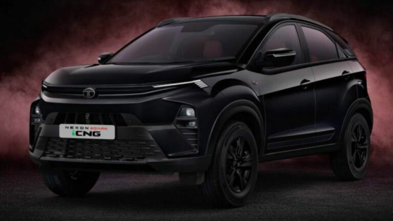 Tata Nexon iCNG Red Dark Edition Launched in India