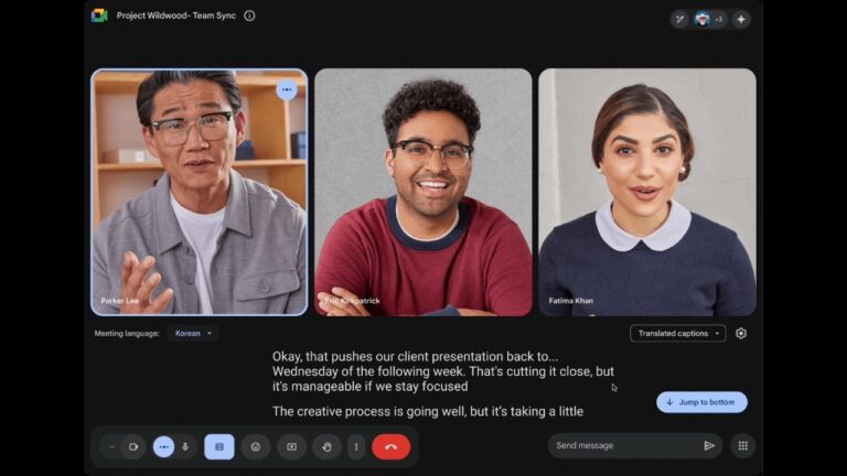 Google Adds 30-Minute History for Live Captions in Google Meet, Also Updates “Take Notes for Me” Feature