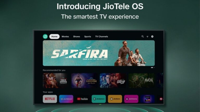 Reliance Jio Announces JioTele OS for Smart TVs