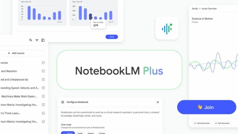 Google Adds NotebookLM Plus to The Google One AI Premium Subscription