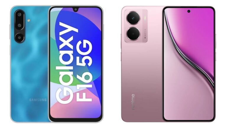 Budget Smartphones Comparison: Samsung Galaxy F16 5G and Realme P3 5G