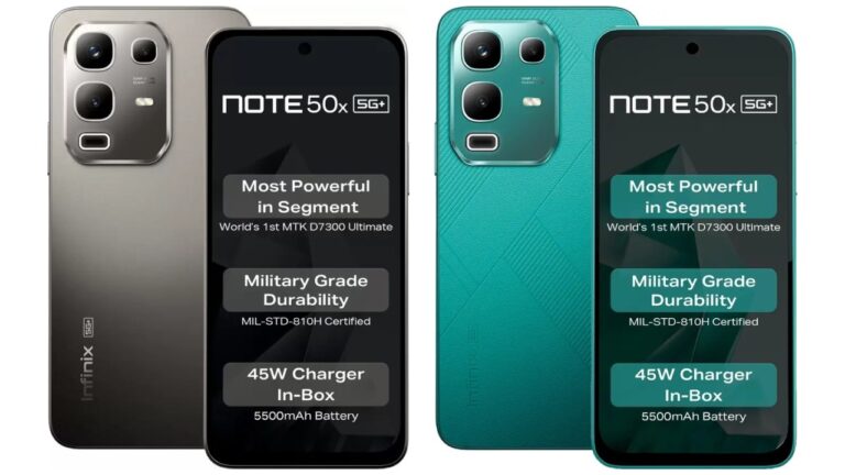 Infinix Note 50x 5G+ Launched in India: All Details