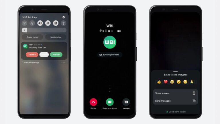 WhatsApp Tests Mute and Camera Off Buttons for WhatsApp Audio and Video Calls