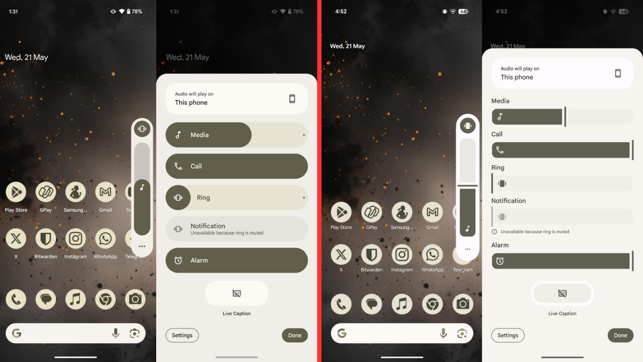 Android 16 QPR1 Volume Controls