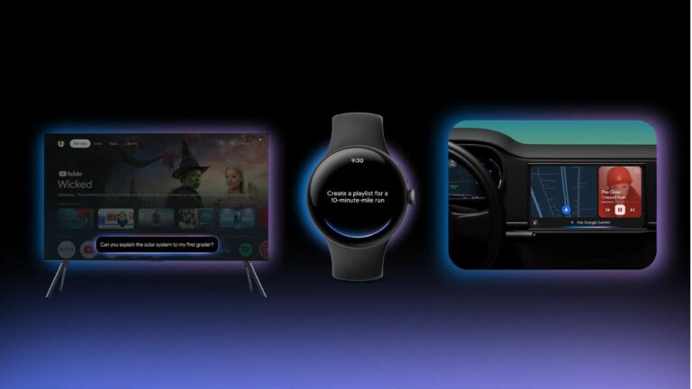 Google Announces Gemini for Android Auto, Wear OS, and Google TV