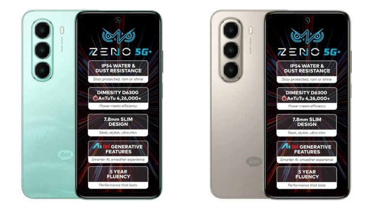 Itel Zeno 5G Launched in India: Price, Specs, Availability