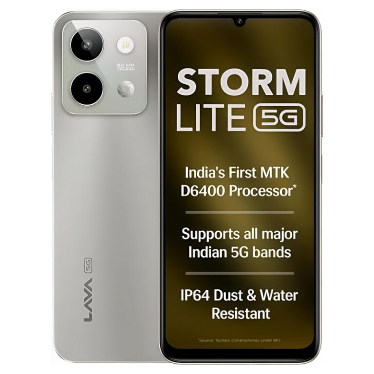 Lava storm lite 5g specs