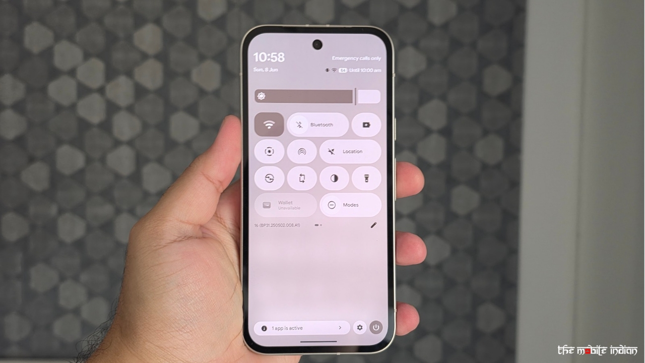 Pixel 9a display