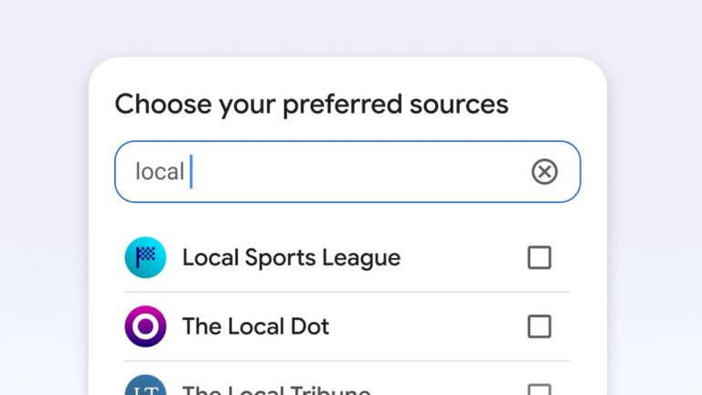Google Rolls Out Preferred Sources Feature in Google Search for a Personalised Experience