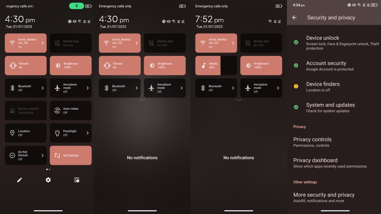 Alcatel V3 Pro 5G UI