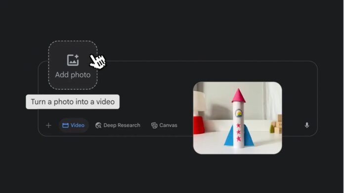 Image-to-Video Generation Capability in Gemini