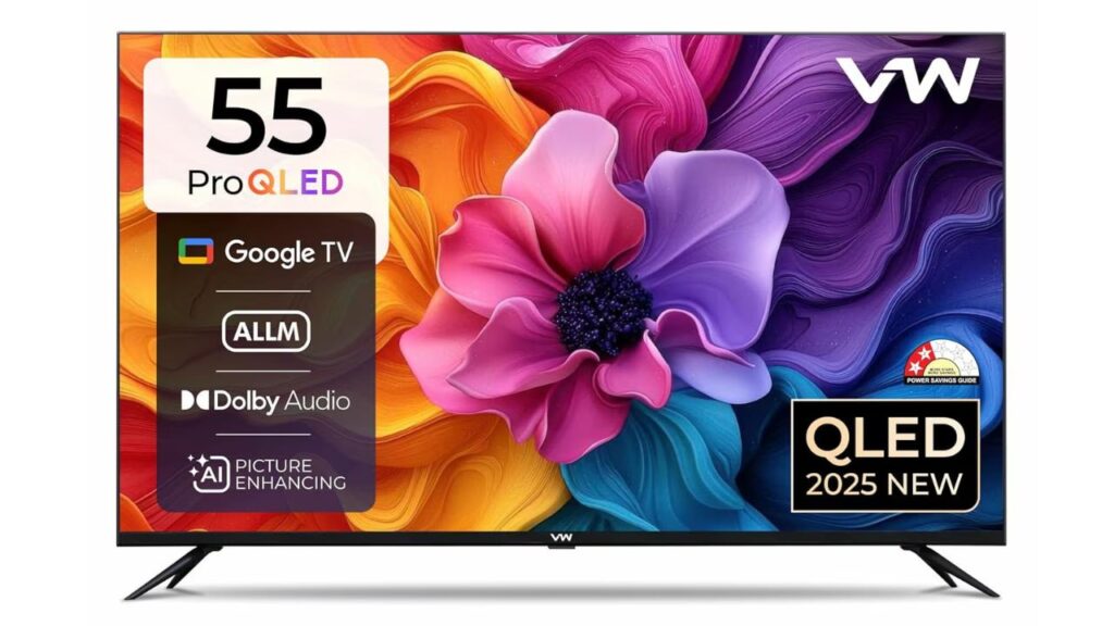 VW 55-inch Pro Series 4K Ultra HD Smart QLED Google TV