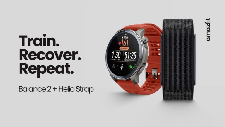 Amazfit Balance 2, Helio Strap Launched in India