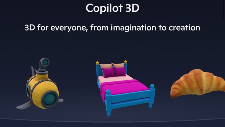 Microsoft Debuts Copilot 3D: All Details
