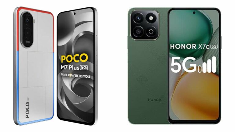 Budget Phones’ Comparison: Poco M7 Plus 5G and Honor X7c 5G