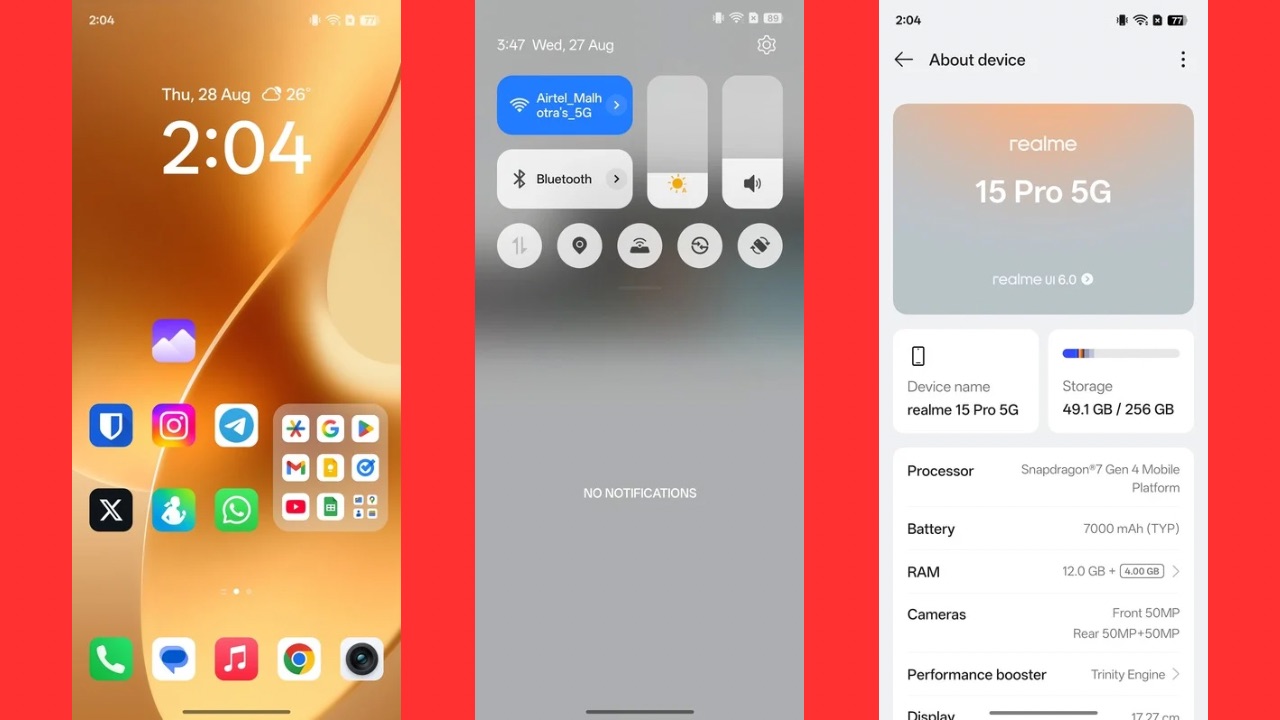 Realme 15 Pro 5G UI