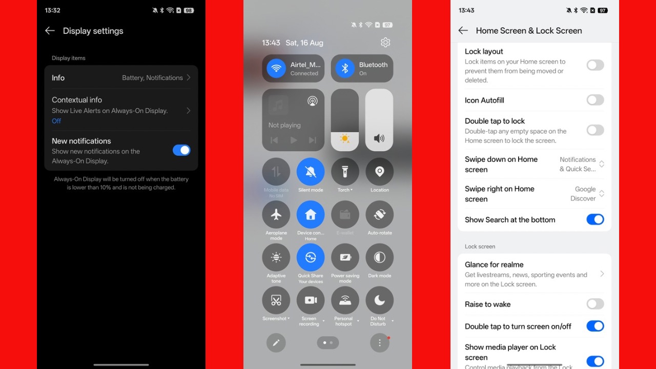 Realme P4 Pro AOD