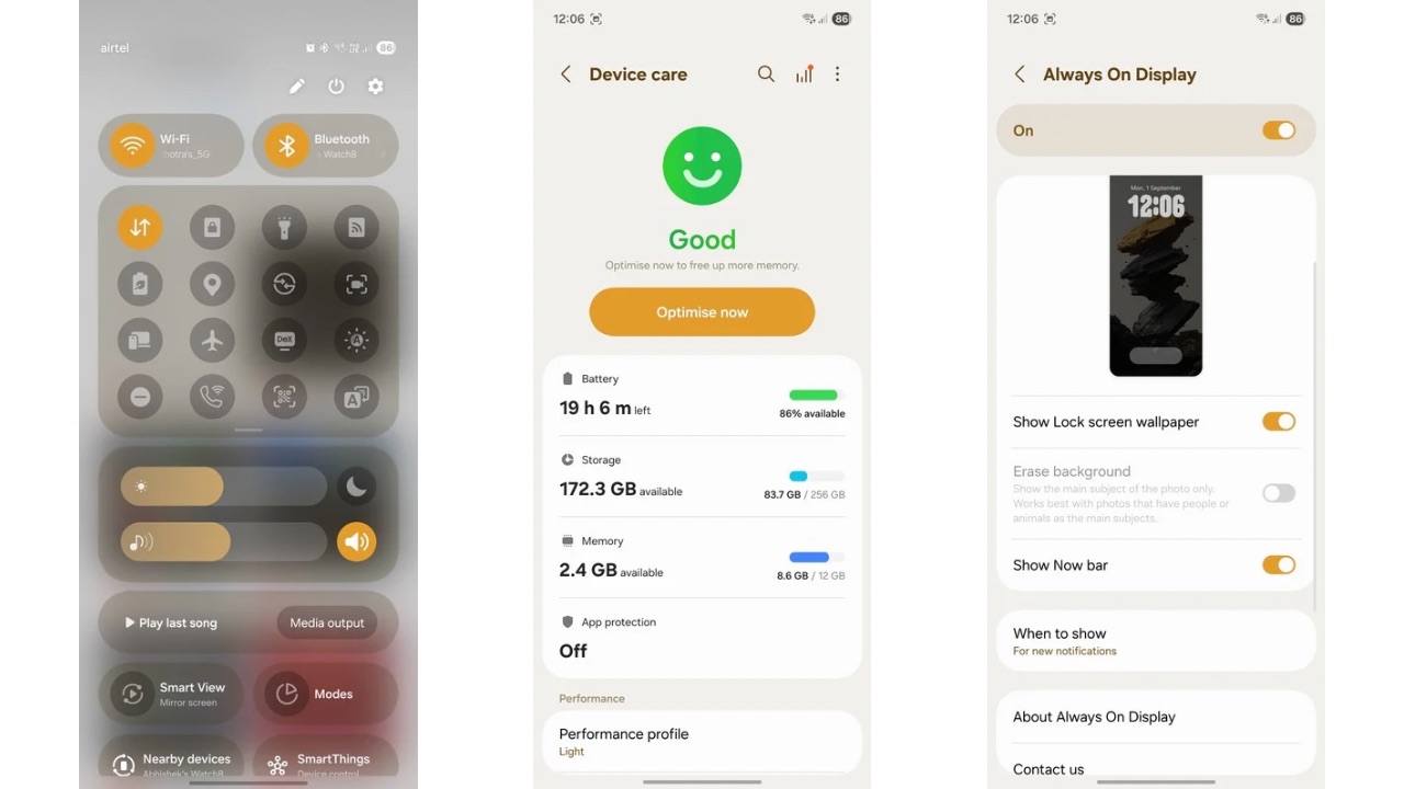Galaxy Z Flip 7 UI