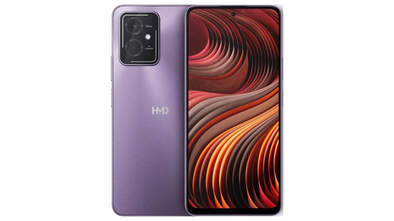 HMD vibe 5G purple