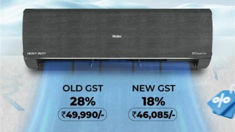 Haier AC Pre-Booking Offers Launched Ahead of GST Cut