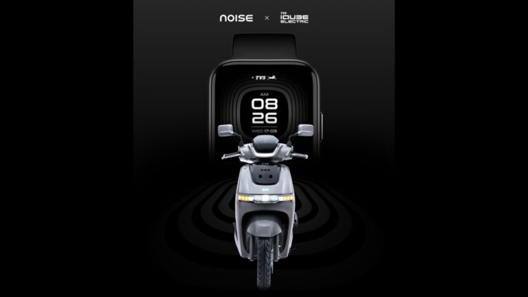 TVS iQube Noise Smartwatch Launched with India’s First EV-Smartwatch Integration