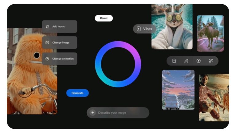 Meta Debuts Vibes in Meta AI App as a Short-Form AI Videos’ Feed