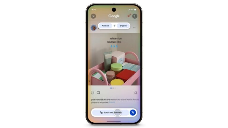 Google Rolls Out Scroll and Translate in Circle to Search Starting With Samsung Galaxy Devices