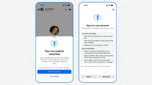 New anti-scam tools in WhatsApp and Messenger