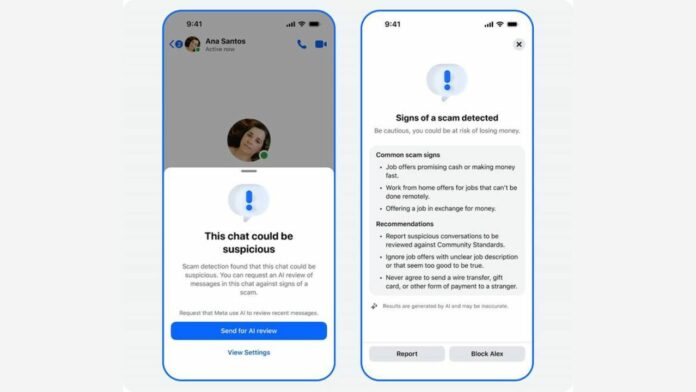 New anti-scam tools in WhatsApp and Messenger