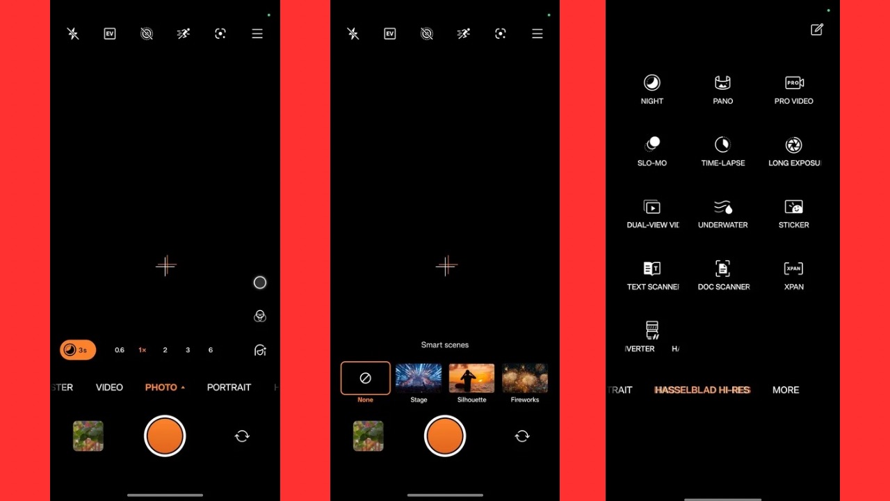 Oppo Find x9 pro camera modes