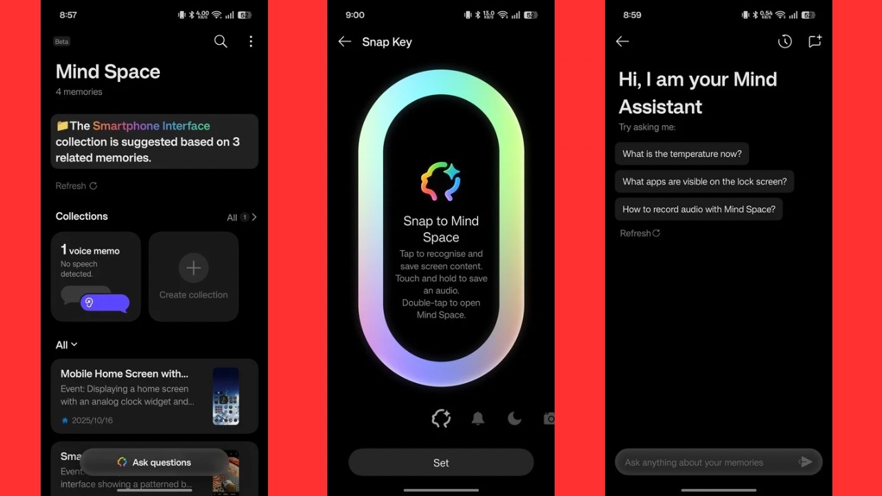 Oppo Find X9 Pro Mind Space