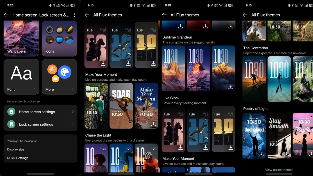 Oppo Find X9 Pro customisation