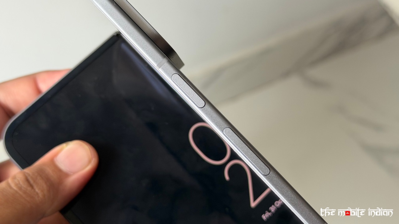 Pixel 10 Pro Fold unfolded side